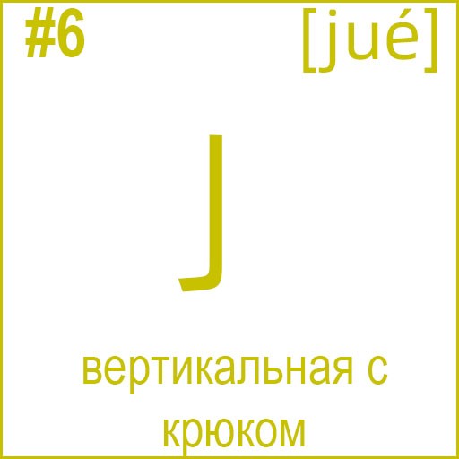 亅 (jué)