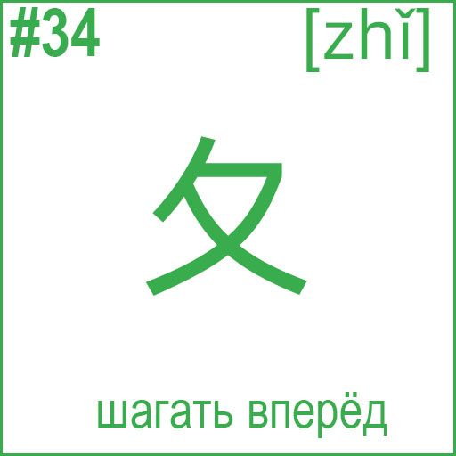 夂 (zhǐ)