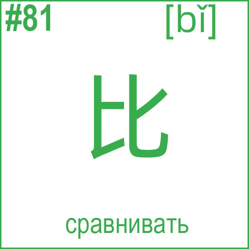 比 (bǐ)